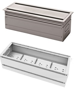 Блок установки розеток 575*136 Norden CS324.600W Белый
