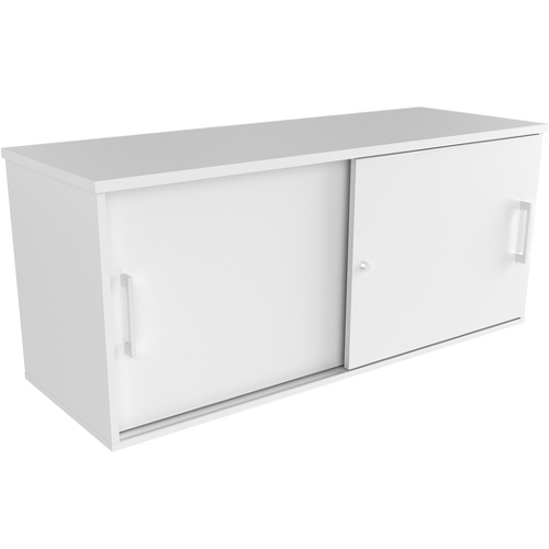 Тумба стационарная с раздвижными дверями MULTI-OFFICE СТИЛ ЭВО (Steel evo) 103х46х60 белый