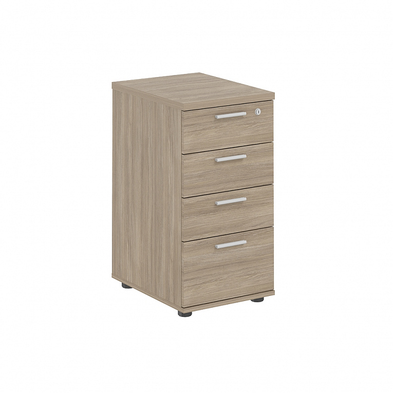Тумба приставная с 4 ящ. с замком 508*394 Norden Микс MX.402.ODODOD Дуб Темный