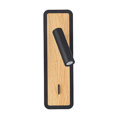 Спот настенный ARTE LAMP WOOD A1990AP-3BK