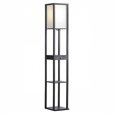 Деревянный торшер с полками Lussole WOODRUFF GRLSP-0333