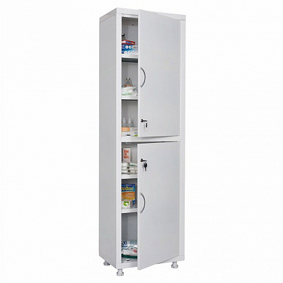 Медицинский шкаф HILFE МД 1 1657/SS закрытый
