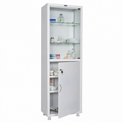 Медицинский шкаф HILFE МД 1 1760/SG со стеклом