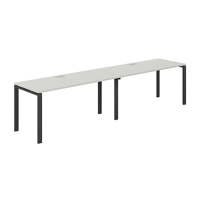 Рабочая станция s-b-s Norden Сигма (м/к 60х30) 3200х700х750 SG.228.SH.63.AN Серый Бархат / Антрацит
