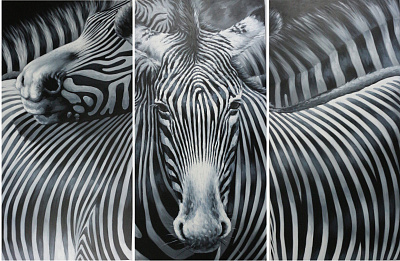 Картина ЗЕБРЫ (75x150 cm)