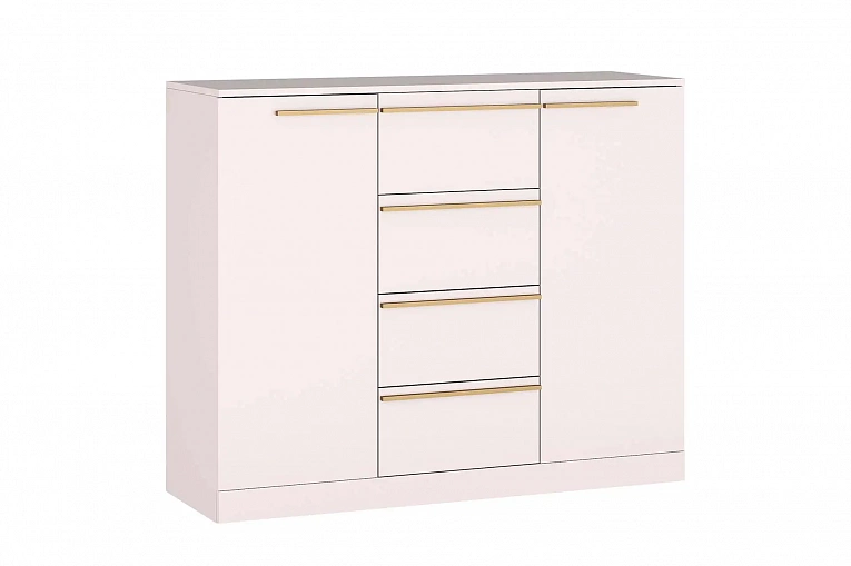 Комод 8 Николь Ивару кашемир сатиновое золото