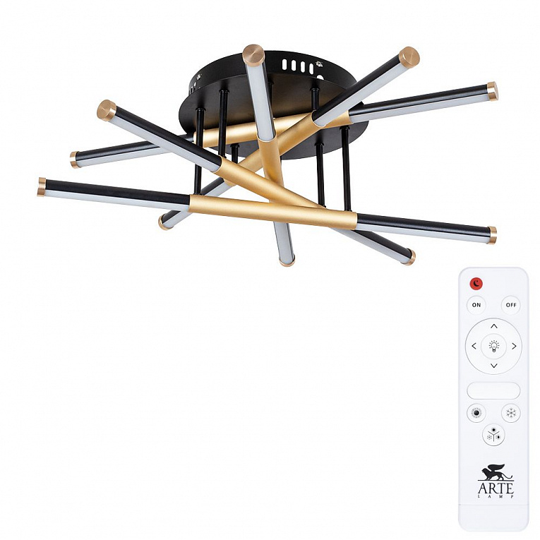 Накладная люстра ARTE LAMP FERNANDO A2199PL-5BK