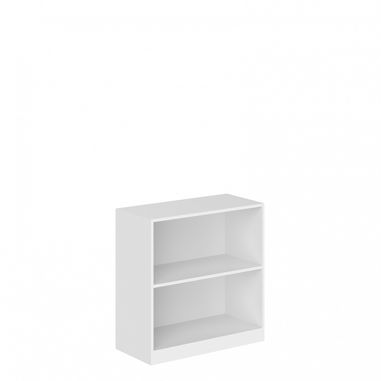 Стеллаж офисный 2 секции Skyland СИМПЛ (SIMPLE) SR-2W Белый