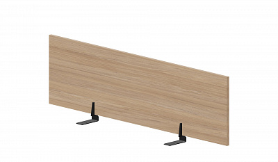 Экран фронтальный (меламин) 138x1,8x39см для стола bench Inspira (GDB) ЛДСП UMSFBE138OWNR светлый дуб / черный