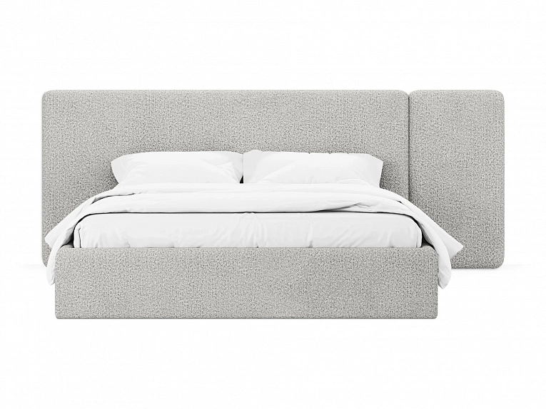 Кровать без подъемного механизма OgogoHome Atessa 965129 светло-серый
