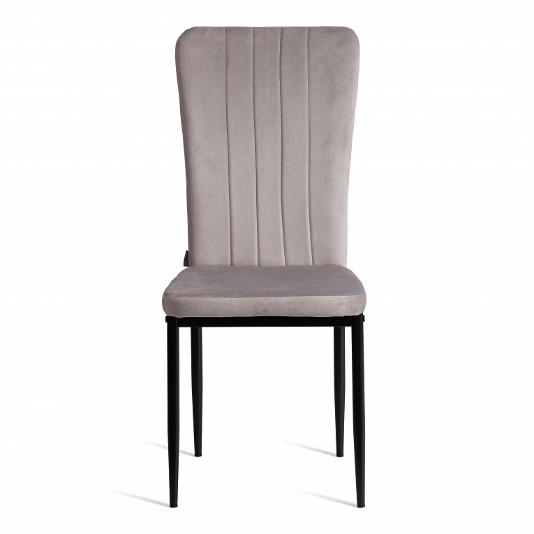 Стул VERTER / ВЕРТЕР (mod. BC577-DC) Light grey (светло-серый) HLR14 / черный