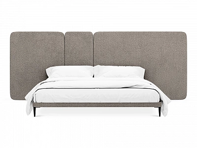 Кровать OgogoHome Licata 961639 коричневый